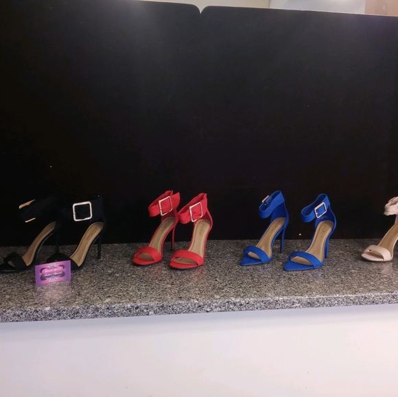 Red Ankle Strap Heels! - Picture 2 of 2